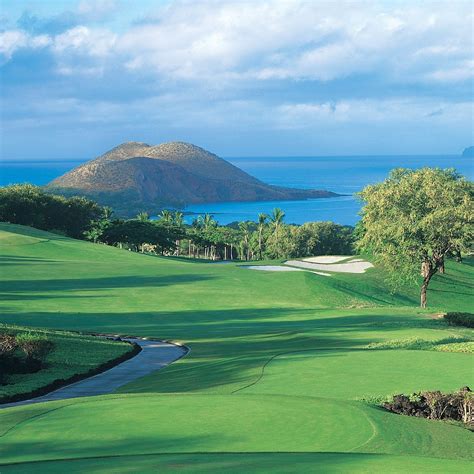 Wailea golf course hawaii - Wailea Golf Club's Emerald course offers stunning scenery, with bougainvillea, birds-of-paradise, and firecracker plants everywhere you look. The layout, with the holes stair-stepping uphill, means you have a view of the ocean and outlying islands on every single hole. Yes, every hole. Measuring 6,825 from the tips, 6,407 from the blues, 5,873 ... 